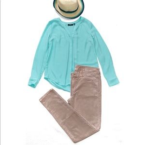 Corduroy Tan Stretch Jeggings